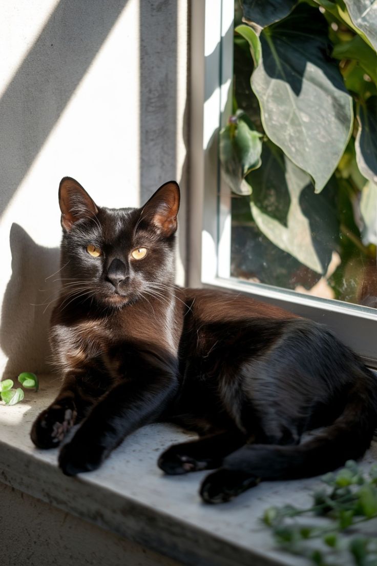 BLACK TABBY CAT