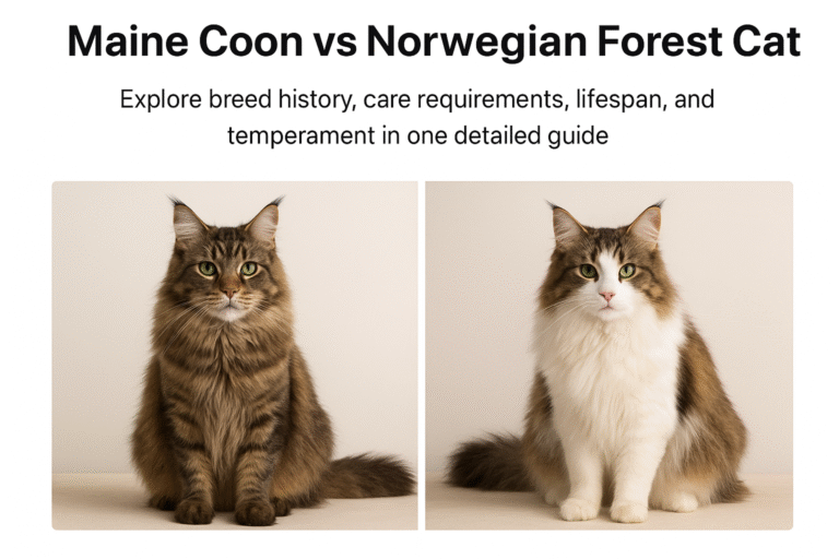 Maine Coon vs Norwegian Forest Cat