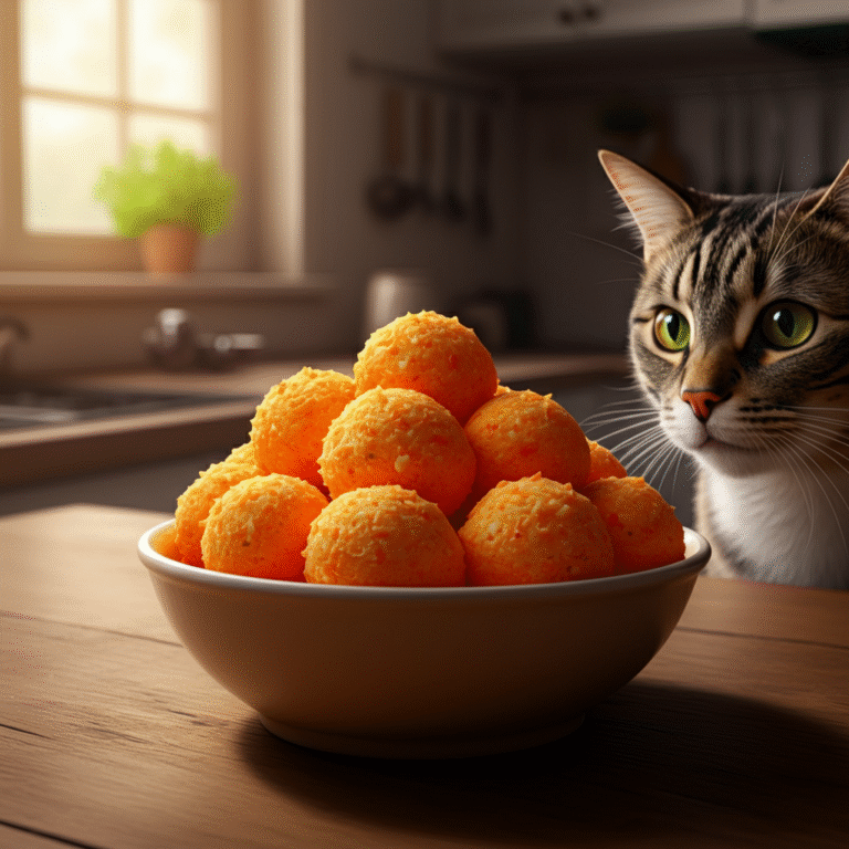 can cats eat cheese balls